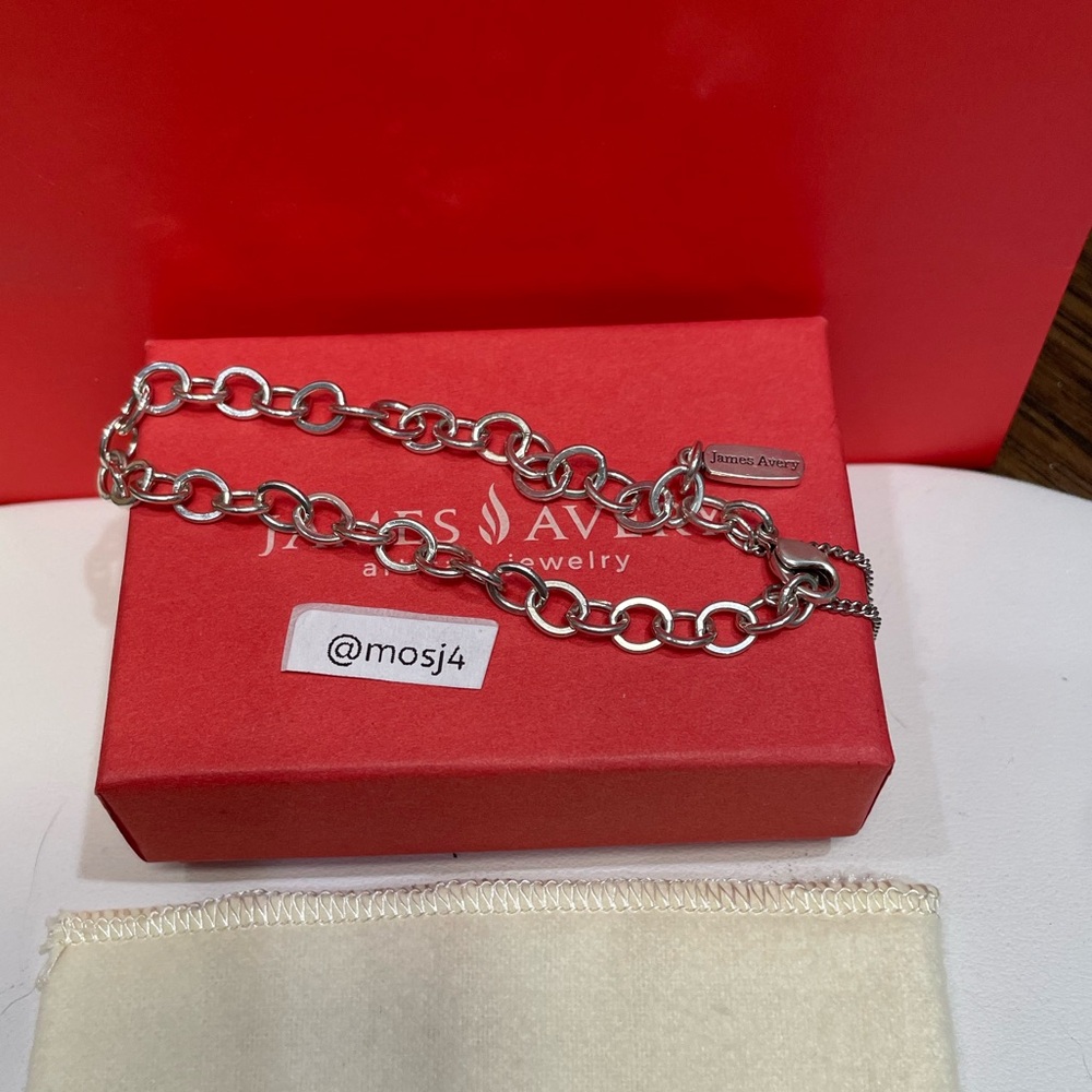 James Avery Forged Link Charm Bracelet